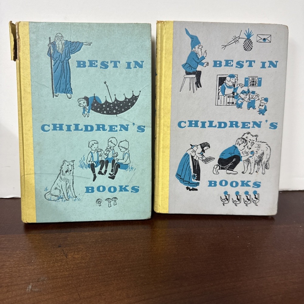 Vintage Set Best in Children's Books Short Story 1958 Nelson Doubleday Hardcover